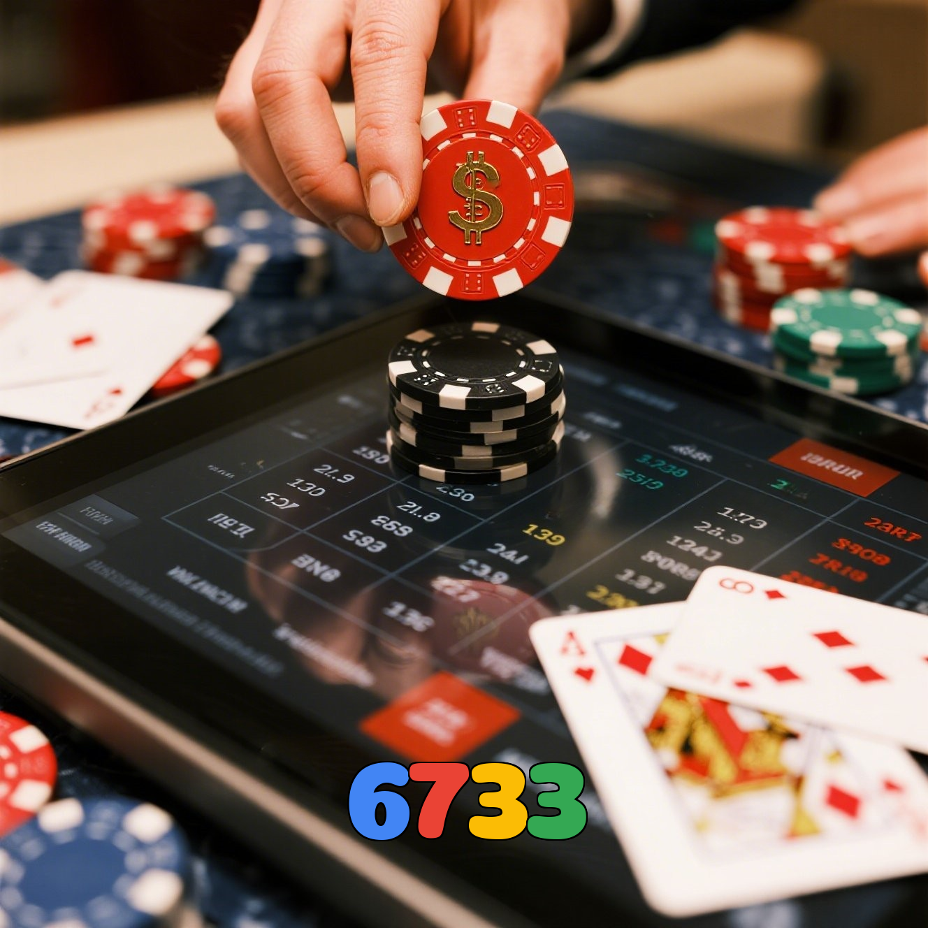 6733：Jogue poker e prove que você é o melhor nas cartas!