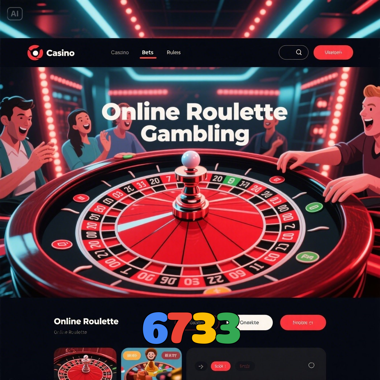 6733:Em nosso cassino online, as melhores vitórias estão por vir!
