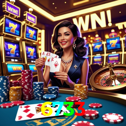 6733：Vença no poker online! Prove que você é o mestre das cartas!